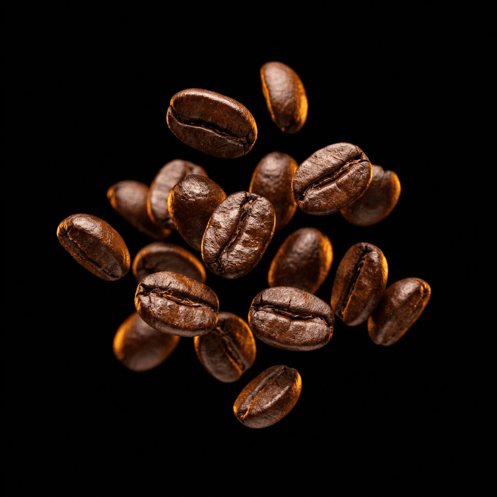Roasted coffee beans